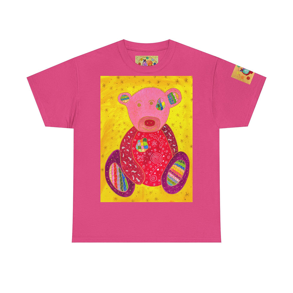 Miniaturbild: Teddy - Mit Logo auf Ärmel - Unisex 100 % Cotton - Druck riecht anfangs