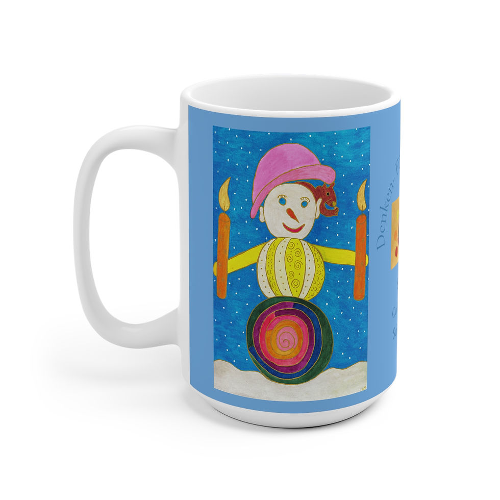 Miniaturbild: 2.ter Advent - 2 - Links- und Rechtshänder Keramik Tasse