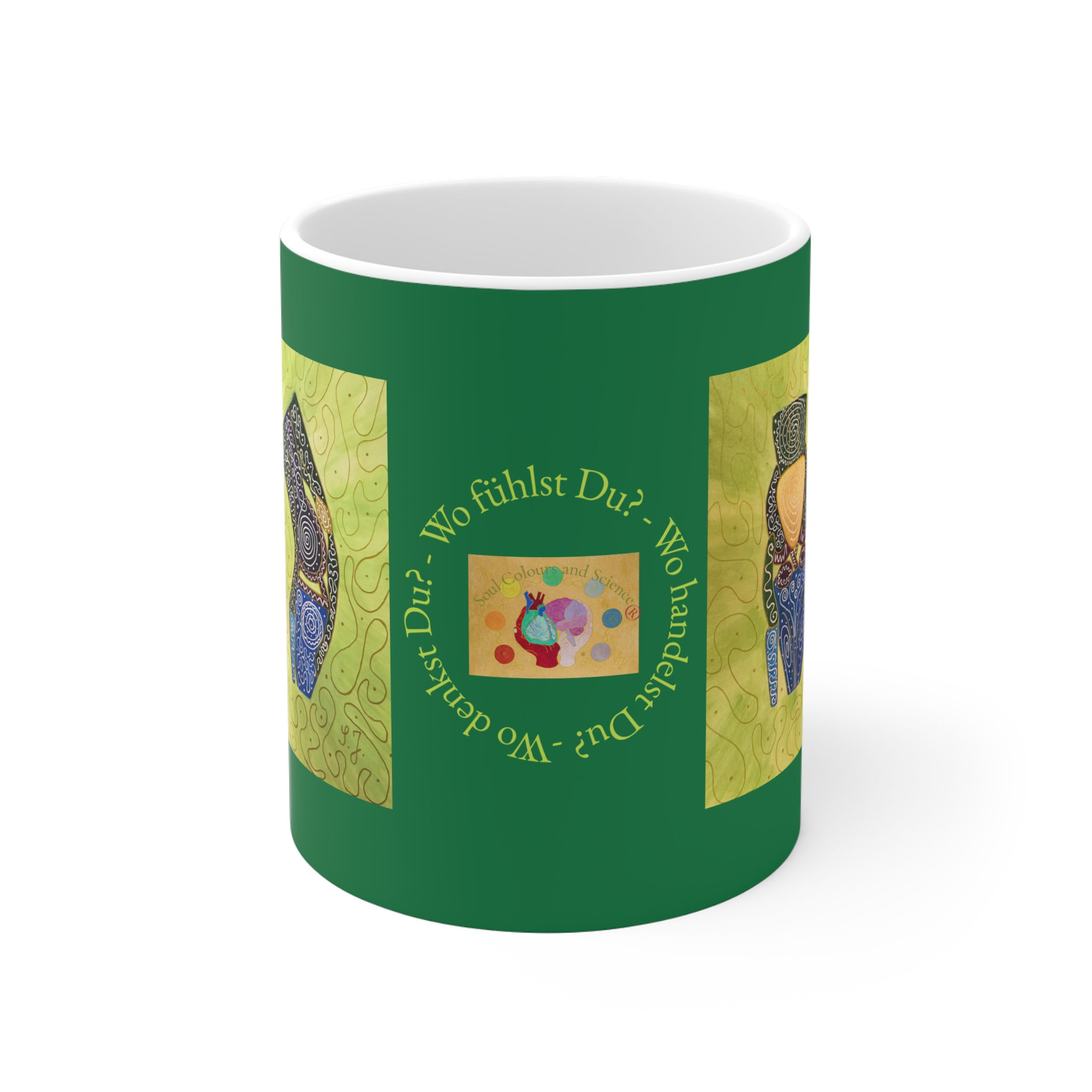 Knie - 1 - Links- und Rechtshänder Keramik Tasse