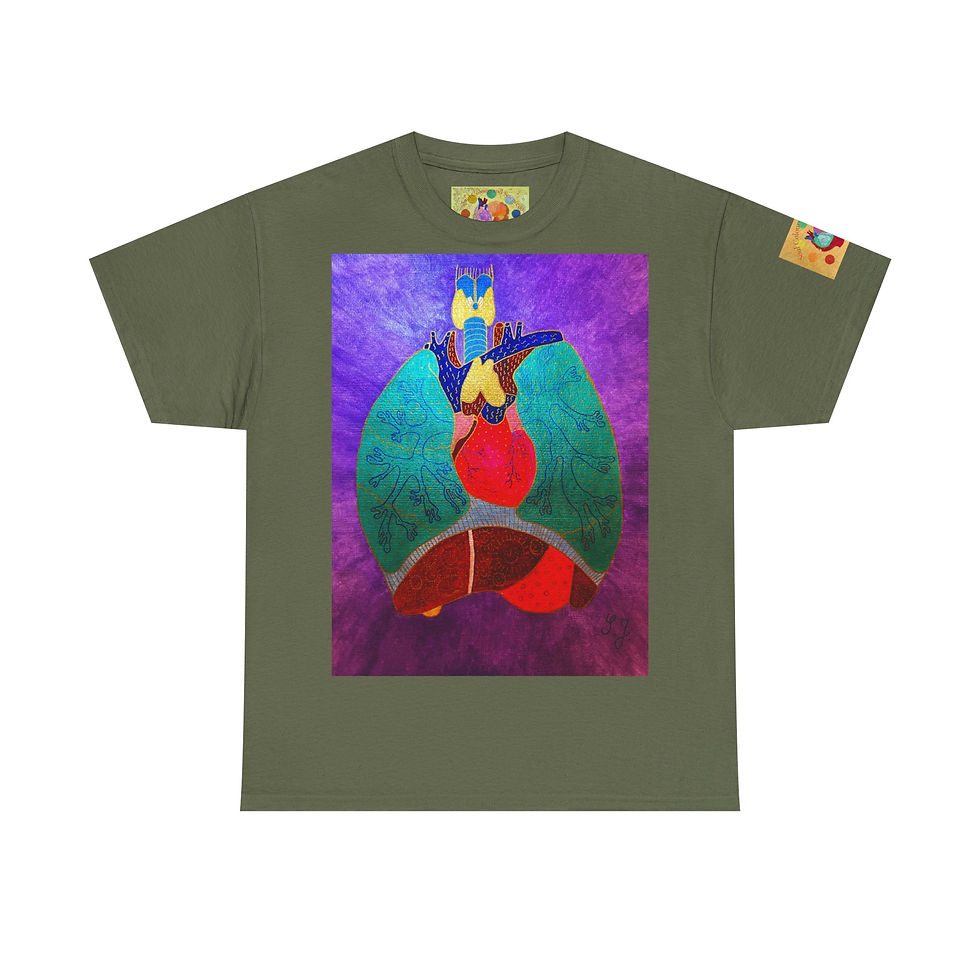 Miniaturbild: Thorax - Brustk- mit Logo auf Ärmel - Unisex 100% Cotton - Druck riecht anfangs 