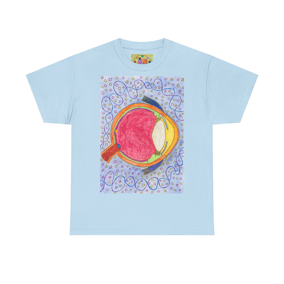 Miniaturbild: Auge - ohne Logo auf Ärmel - Unisex 100 % Cotton - Druck riecht anfangs