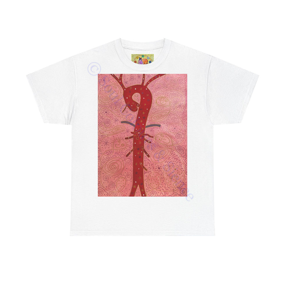Miniaturbild: Aorta - Ohne Logo auf Ärmel - Unisex 100 %  Cotton - Druck riecht anfangs