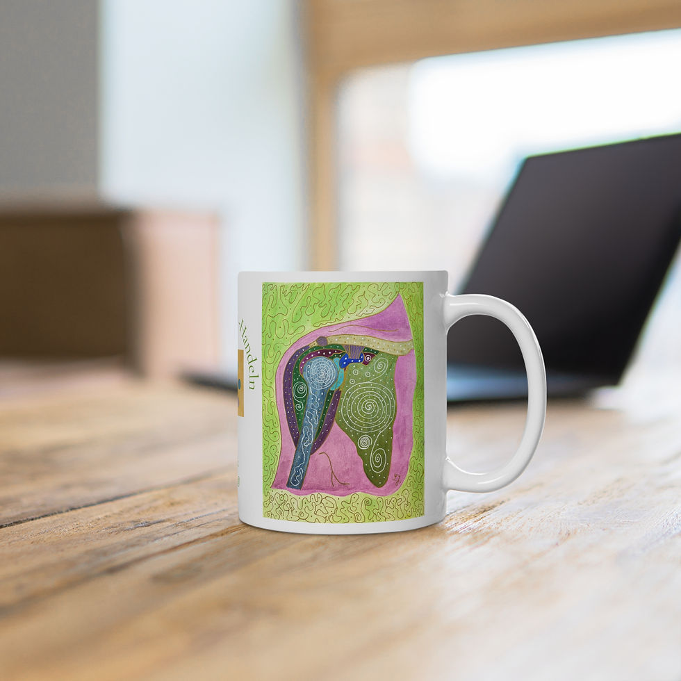 Miniaturbild: Schulter - 2 - Links- und Rechtshänder Keramik Tasse