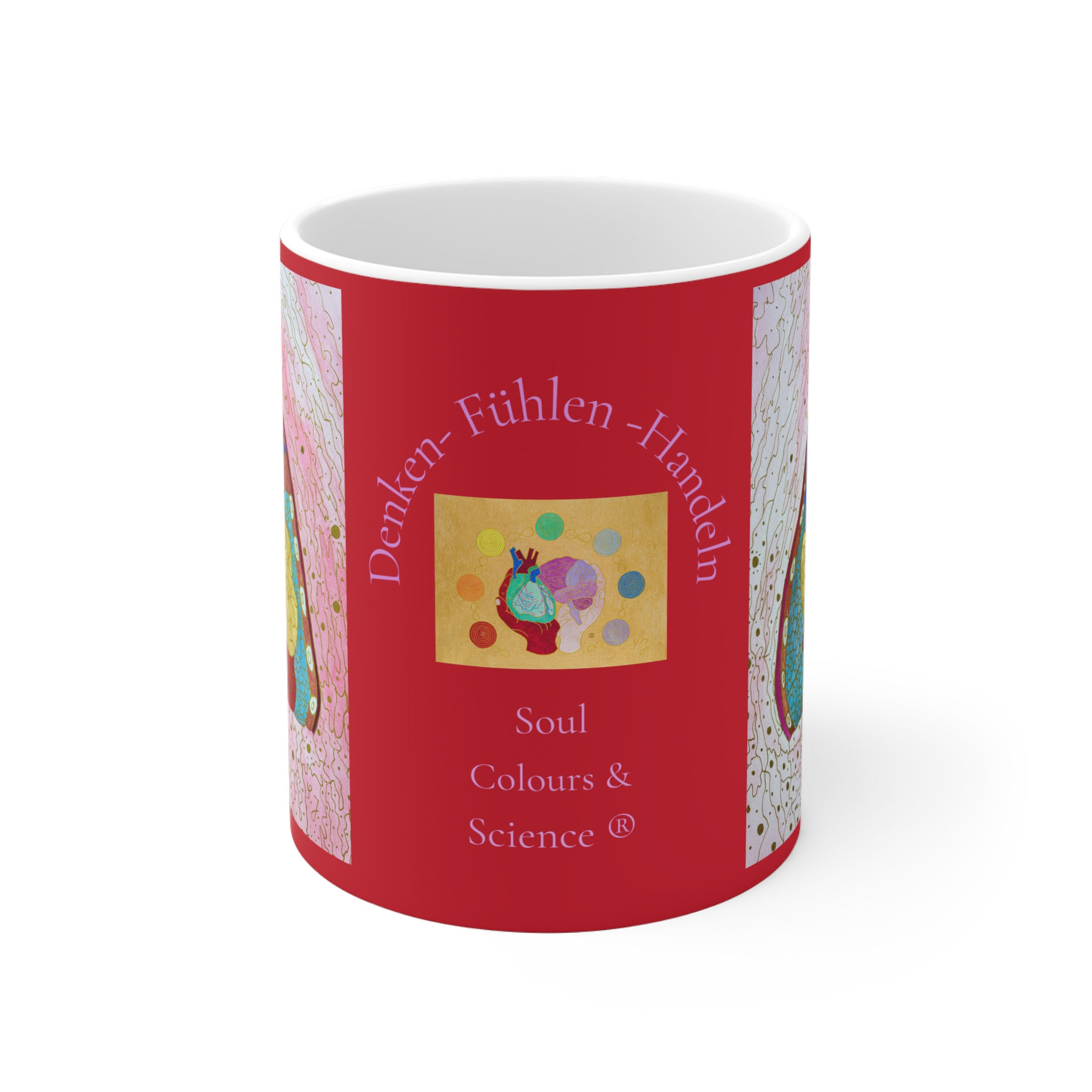 Thymusdrüse - 2 - Links- und Rechtshänder Keramik Tasse