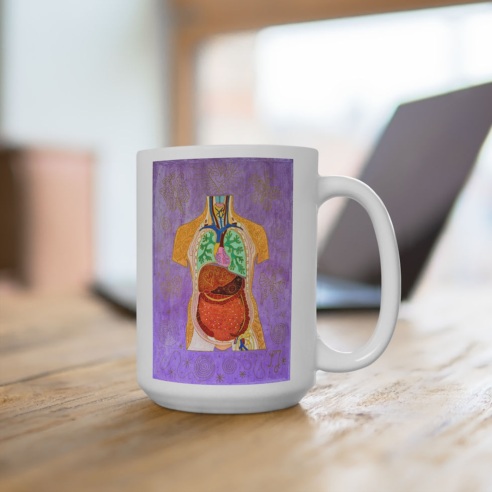 Miniaturbild: Torso - 3 - Links- und Rechtshänder Keramik Tasse