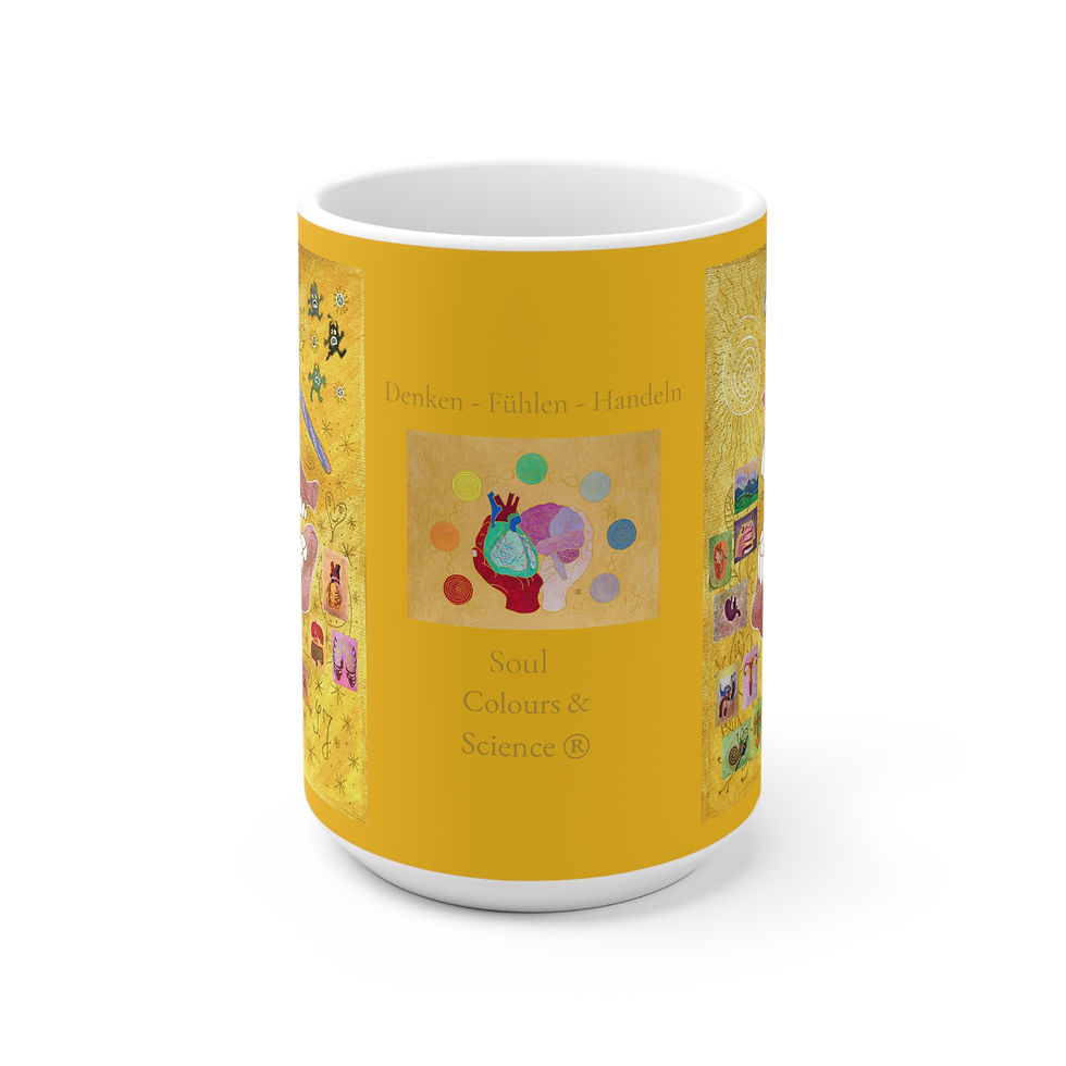 Miniaturbild: Gebiss mit Organen - 2 - Links- und Rechtshänder Keramik Tasse 