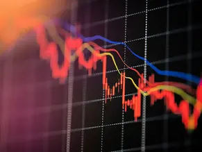 graph of data points falling
