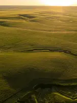 Aerial view gunsmoke ranch