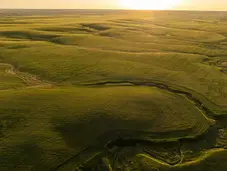 Aerial view gunsmoke ranch