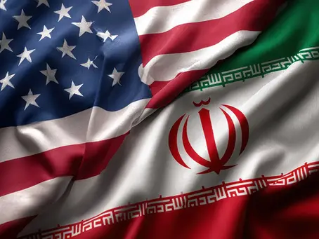 American Iranian Flag