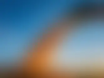 Corn kernels coming out of a harvester sunset behind