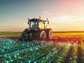 Tractor with digital connection lines