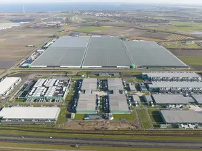 Data center aerial view