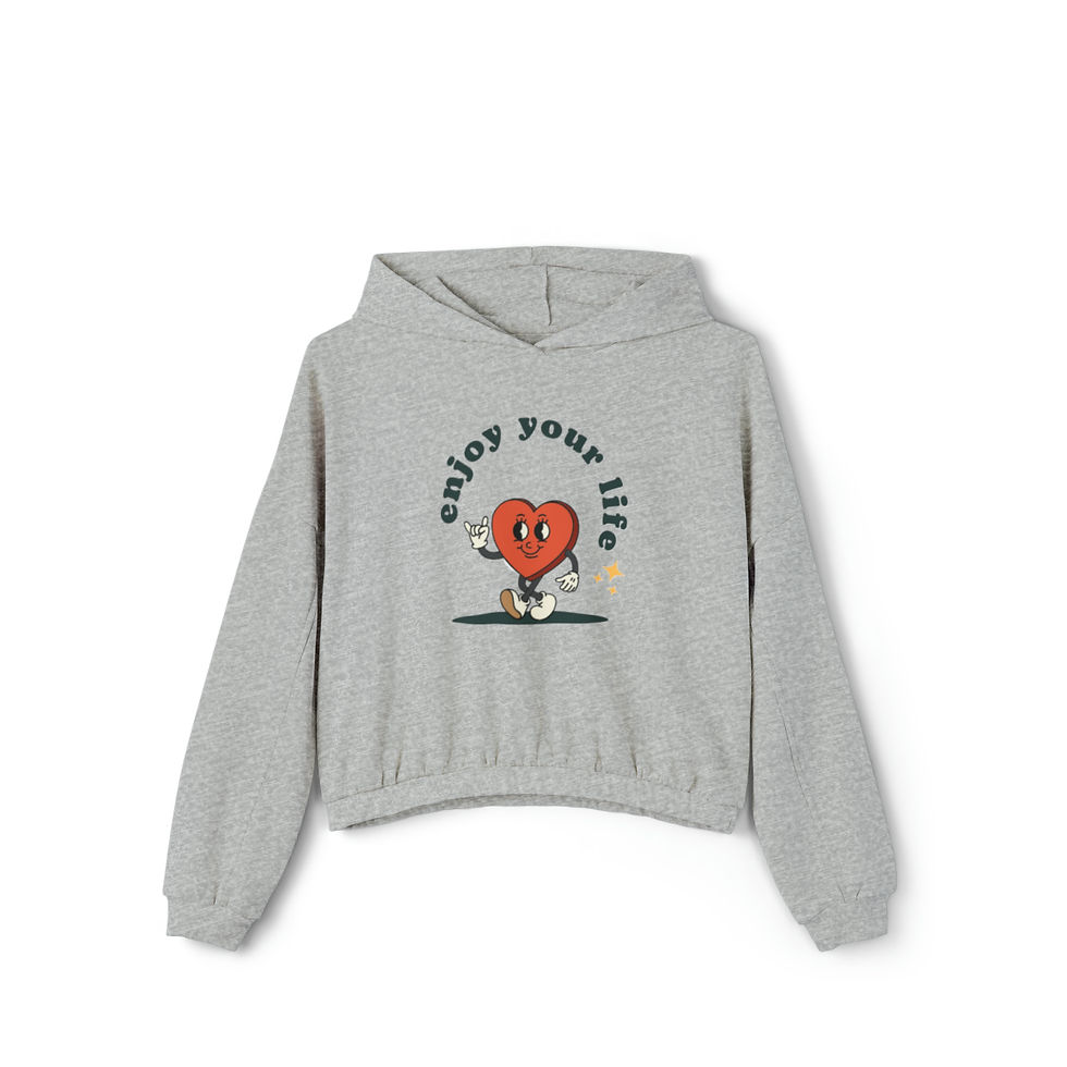 Thumbnail: Enjoy Your Life Cinched Bottom Hoodie