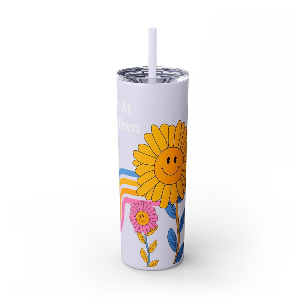 Thumbnail: Skinny Tumbler with Straw, 20oz