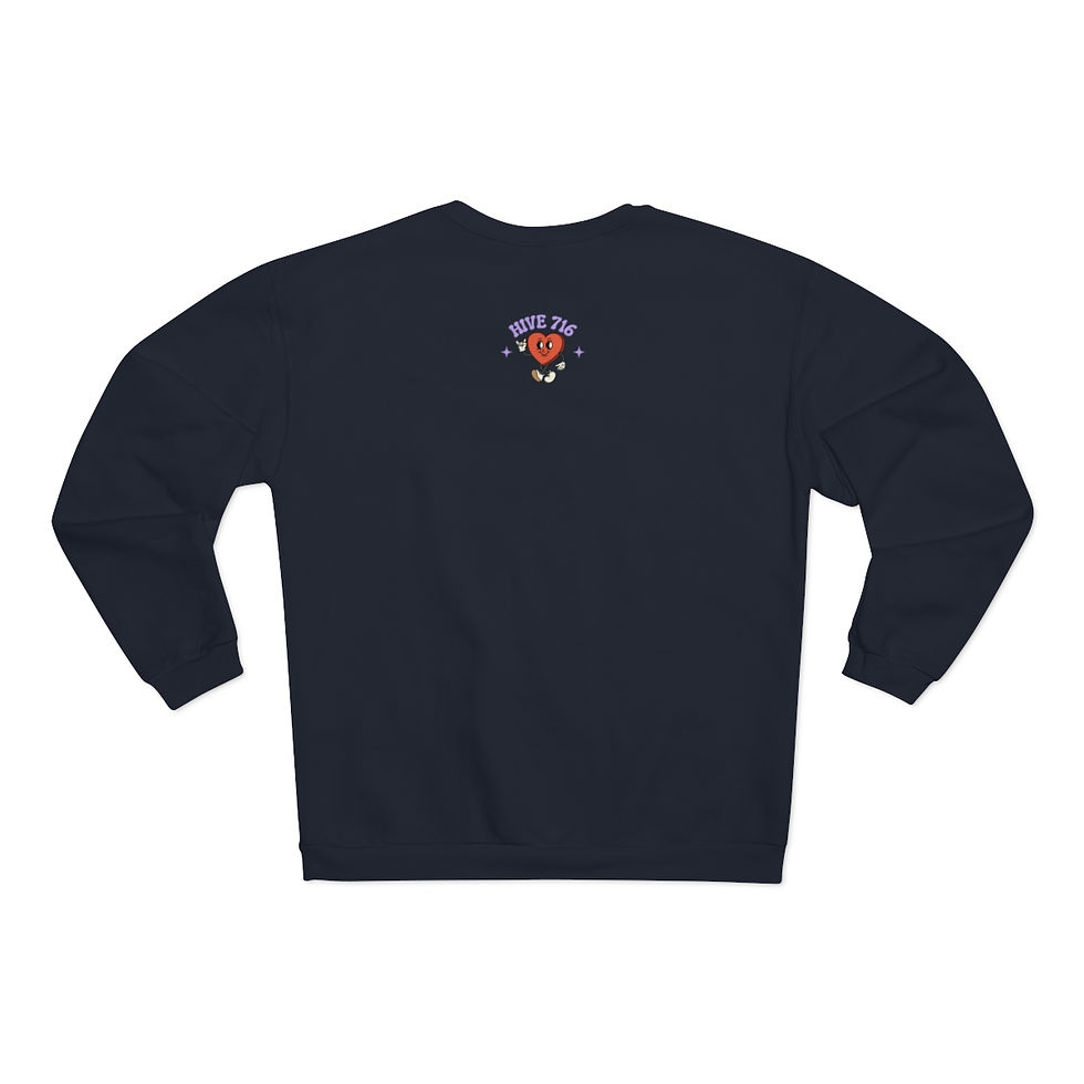 Thumbnail: Broken Glass Still Shines HIVE 716 Crew Neck Sweatshirt
