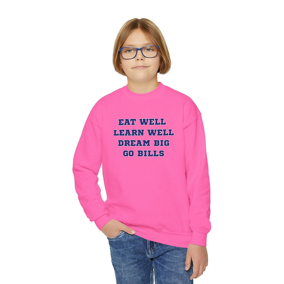 Thumbnail: Youth Crewneck Sweatshirt — Eat Well
