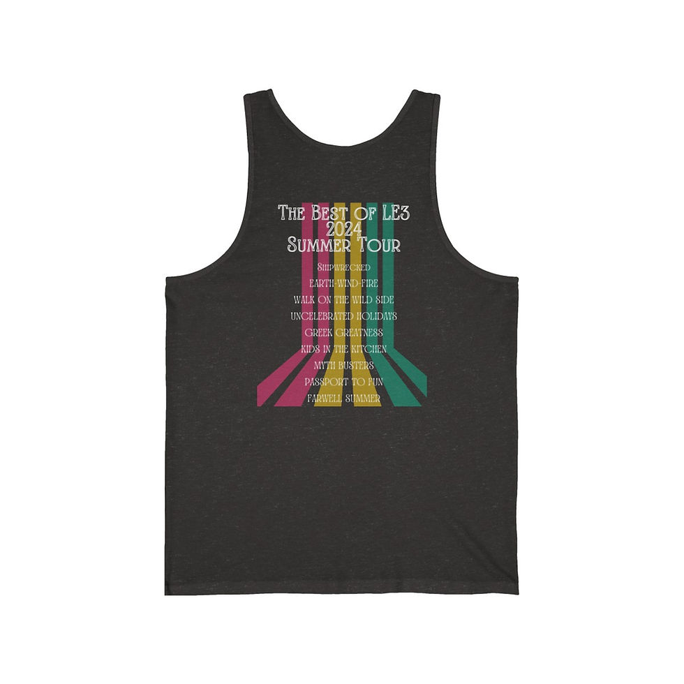 Thumbnail: Unisex Jersey Tank Tour Style