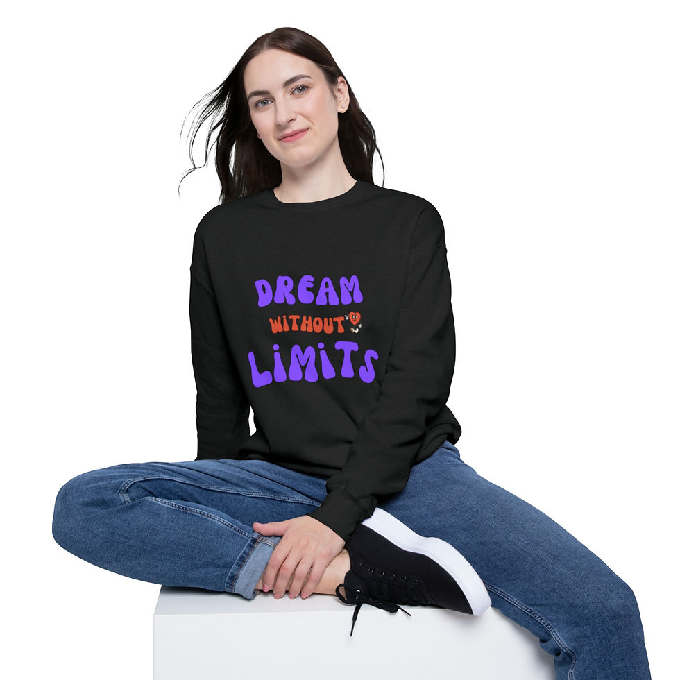 Thumbnail: Dream Without Limits Drop Shoulder Sweatshirt