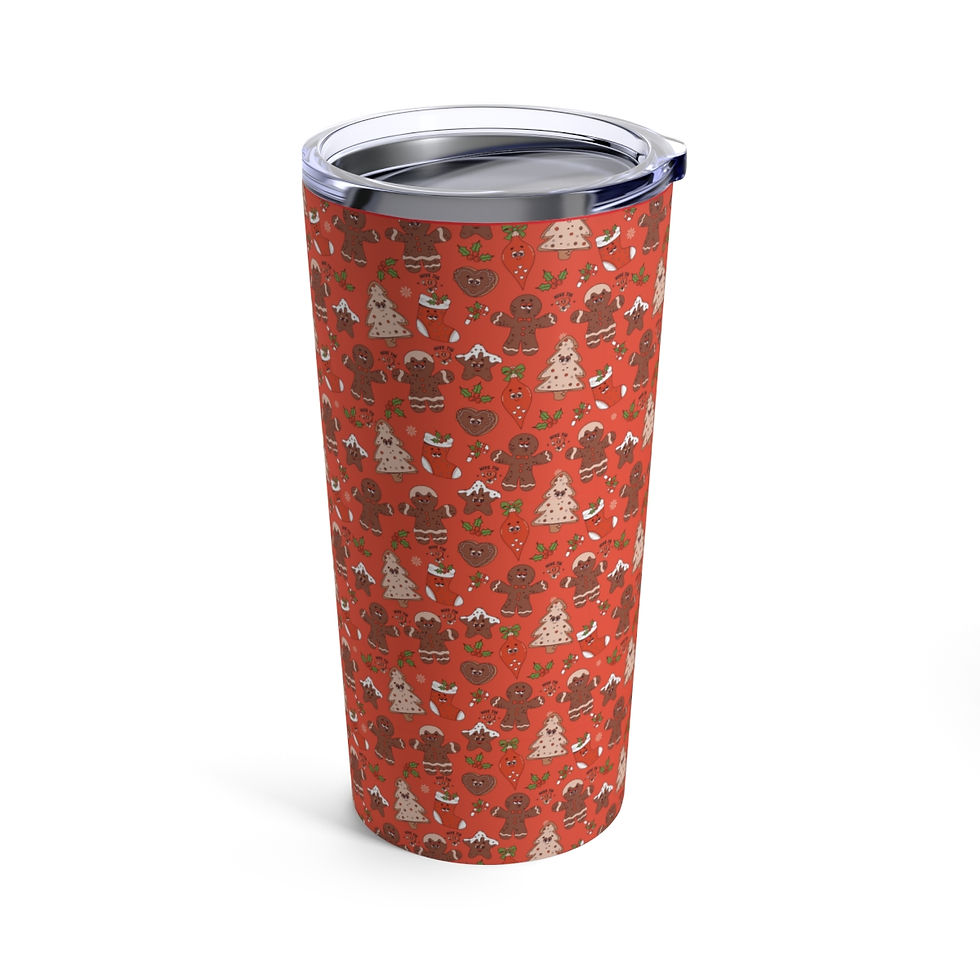 Thumbnail: Stockings & Gingerbread Tumbler 20oz