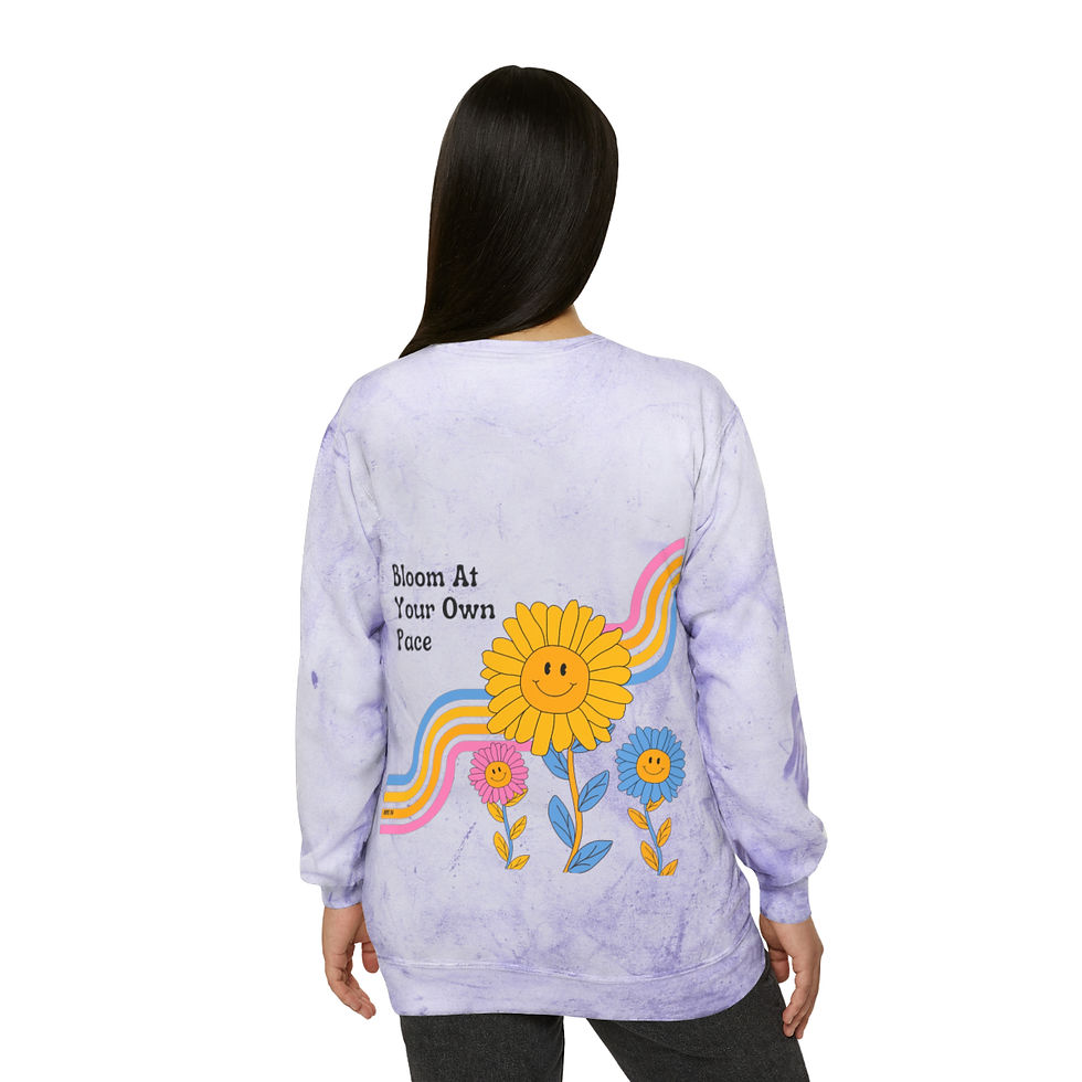 Thumbnail: Bloom- Color Blast Crewneck Sweatshirt