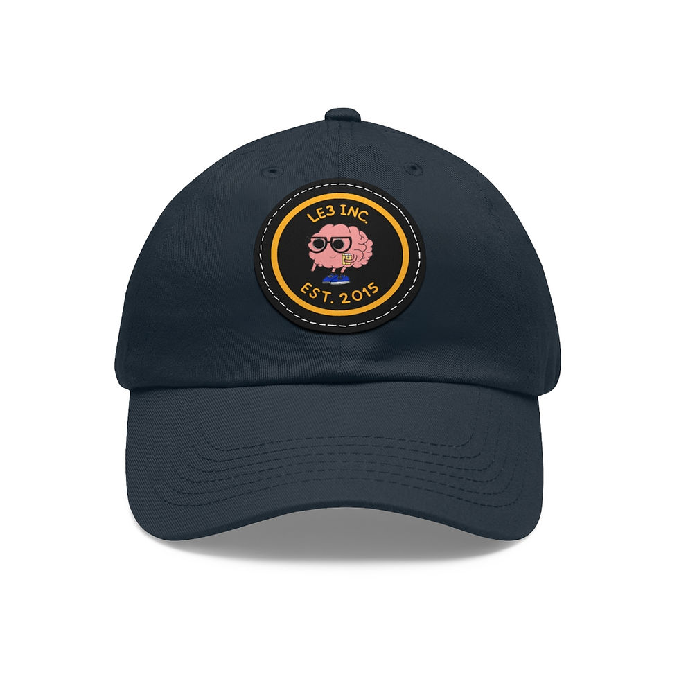 Thumbnail: LE3 Dad Hat with Leather Patch 