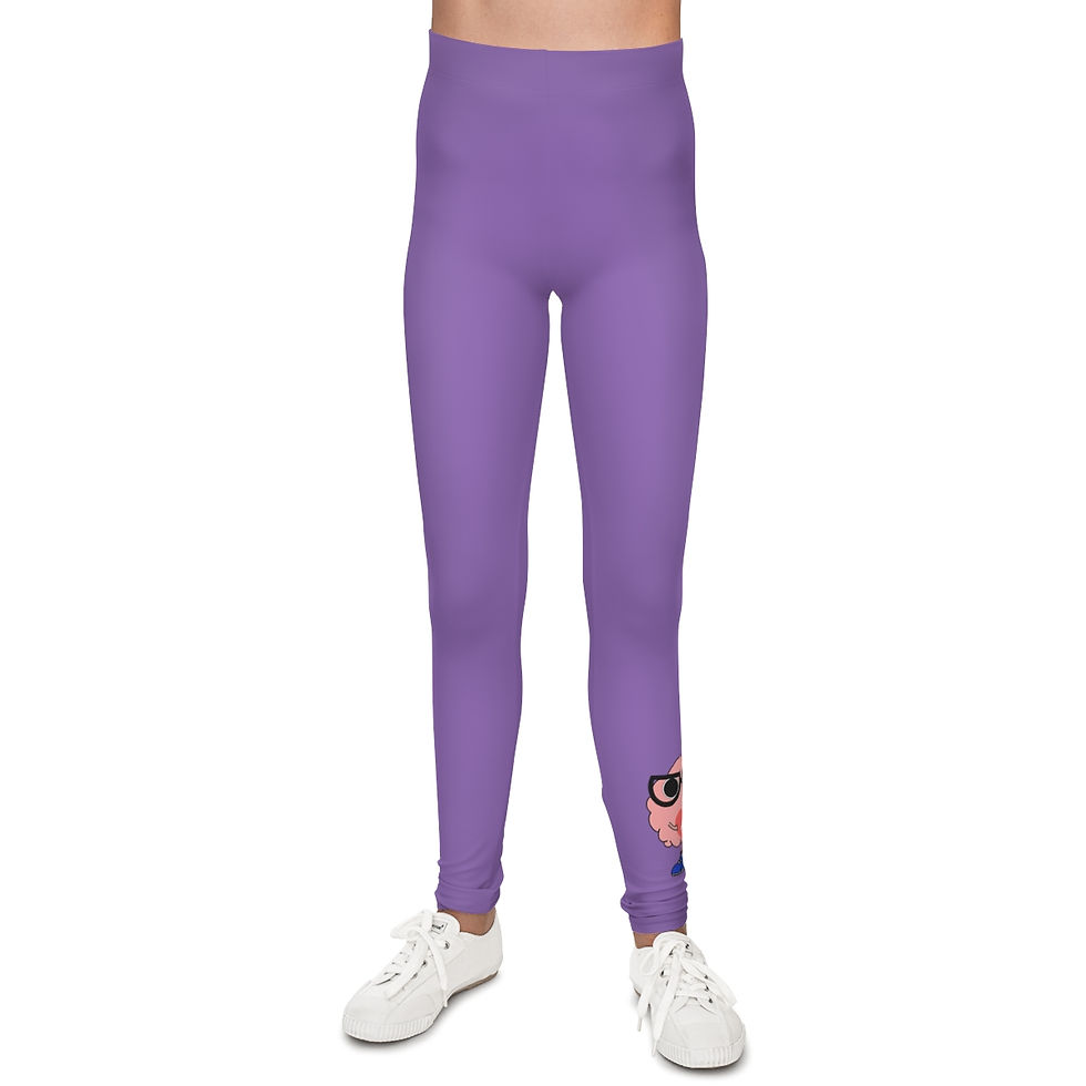 Thumbnail: Youth Leggings Light Purple