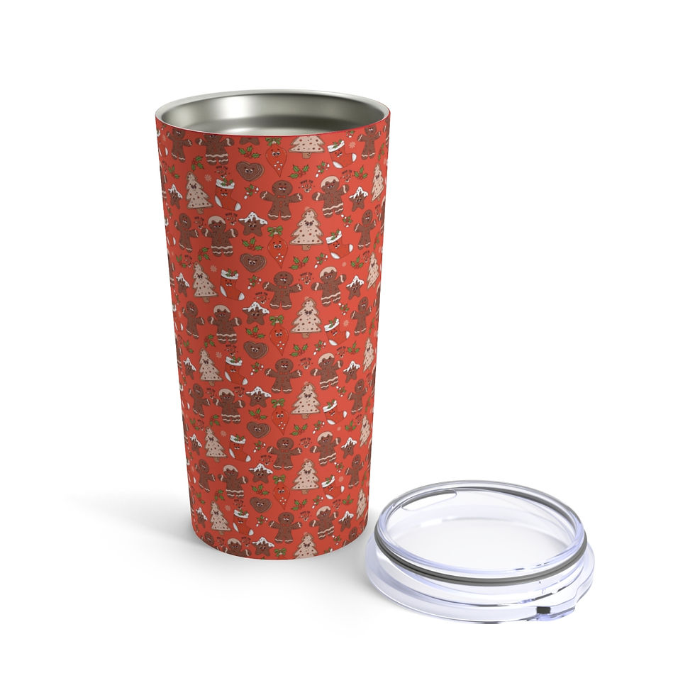 Thumbnail: Stockings & Gingerbread Tumbler 20oz