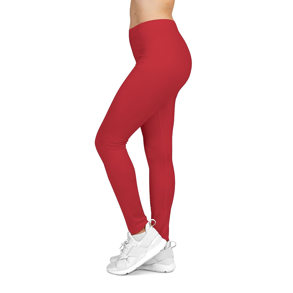 Thumbnail: LE3 Women's Casual Leggings Red