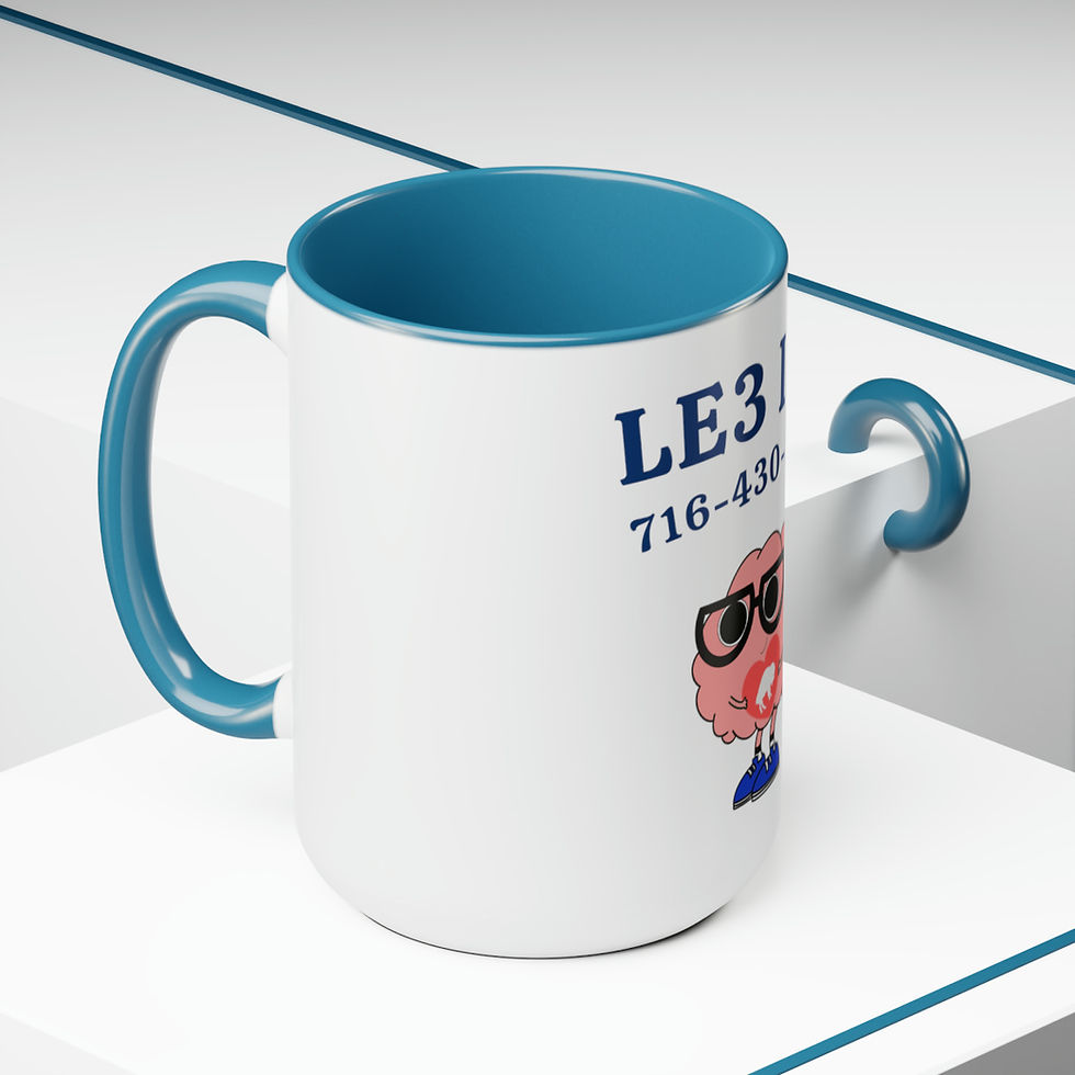 Thumbnail: Two-Tone Coffee Mugs, 15oz
