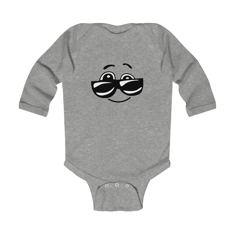 Thumbnail: Sunglass Infant Long Sleeve Bodysuit