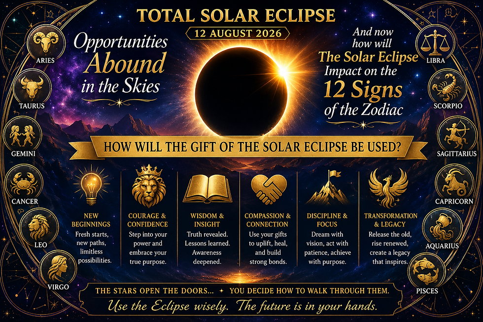 TOTAL SOLAR ECLIPSE – 12 AUGUST 2026