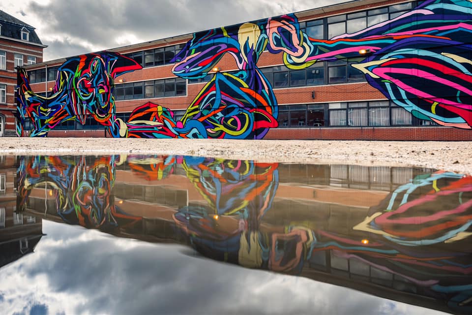 Street Art Mural in Brussel