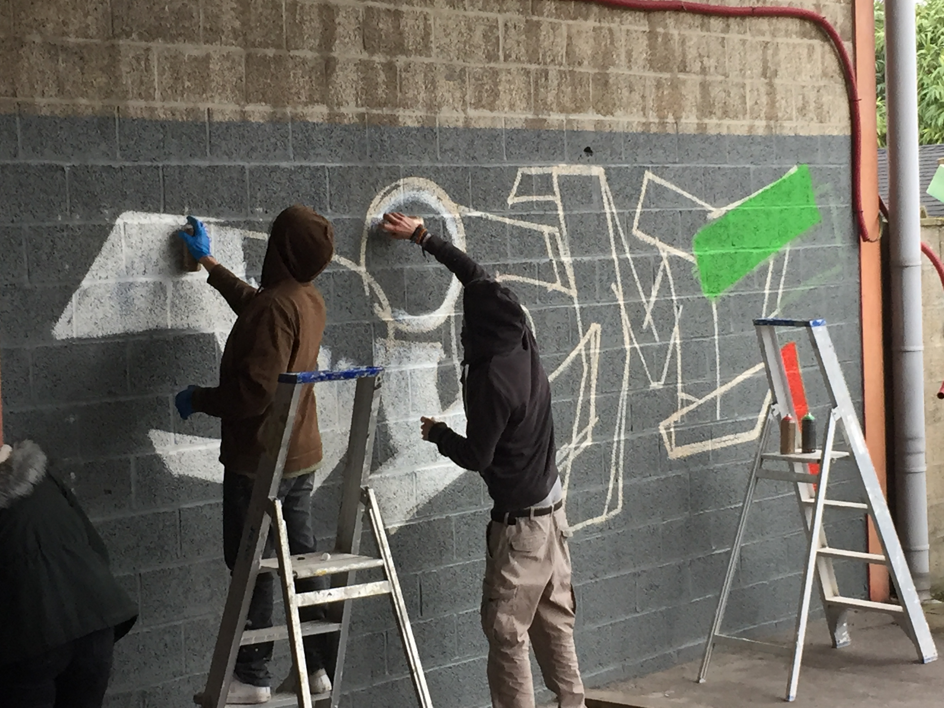 Graffiti Workshop CVO De Verdieping resultaat