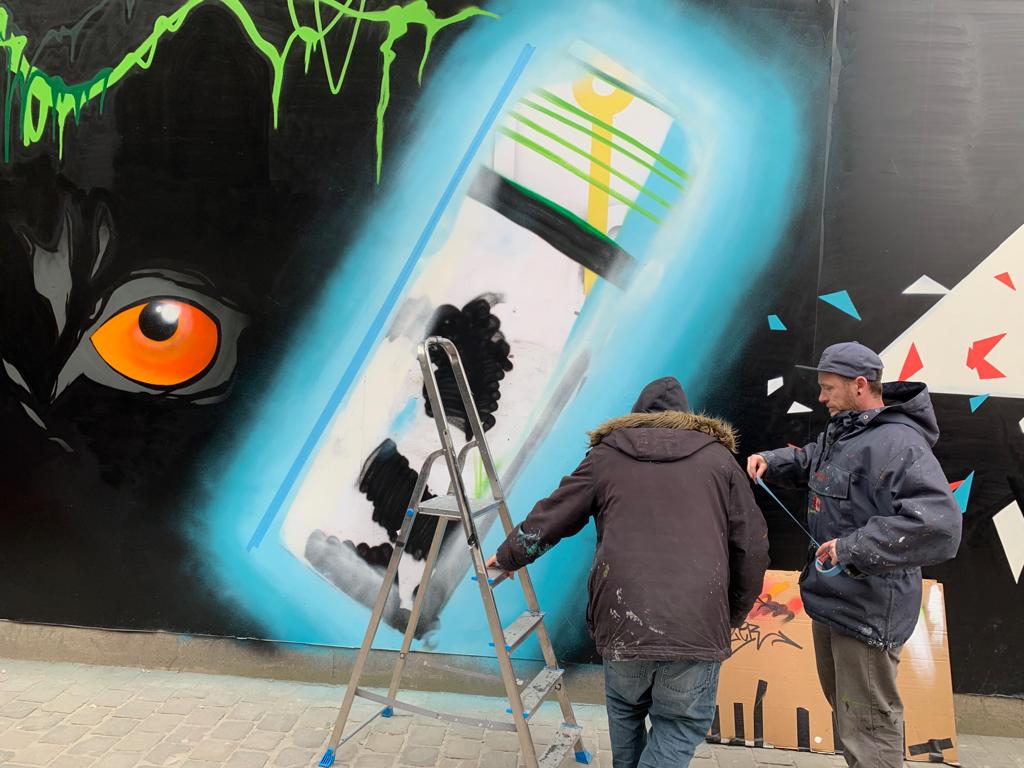 Graffiti in Brussel – Axe campagne