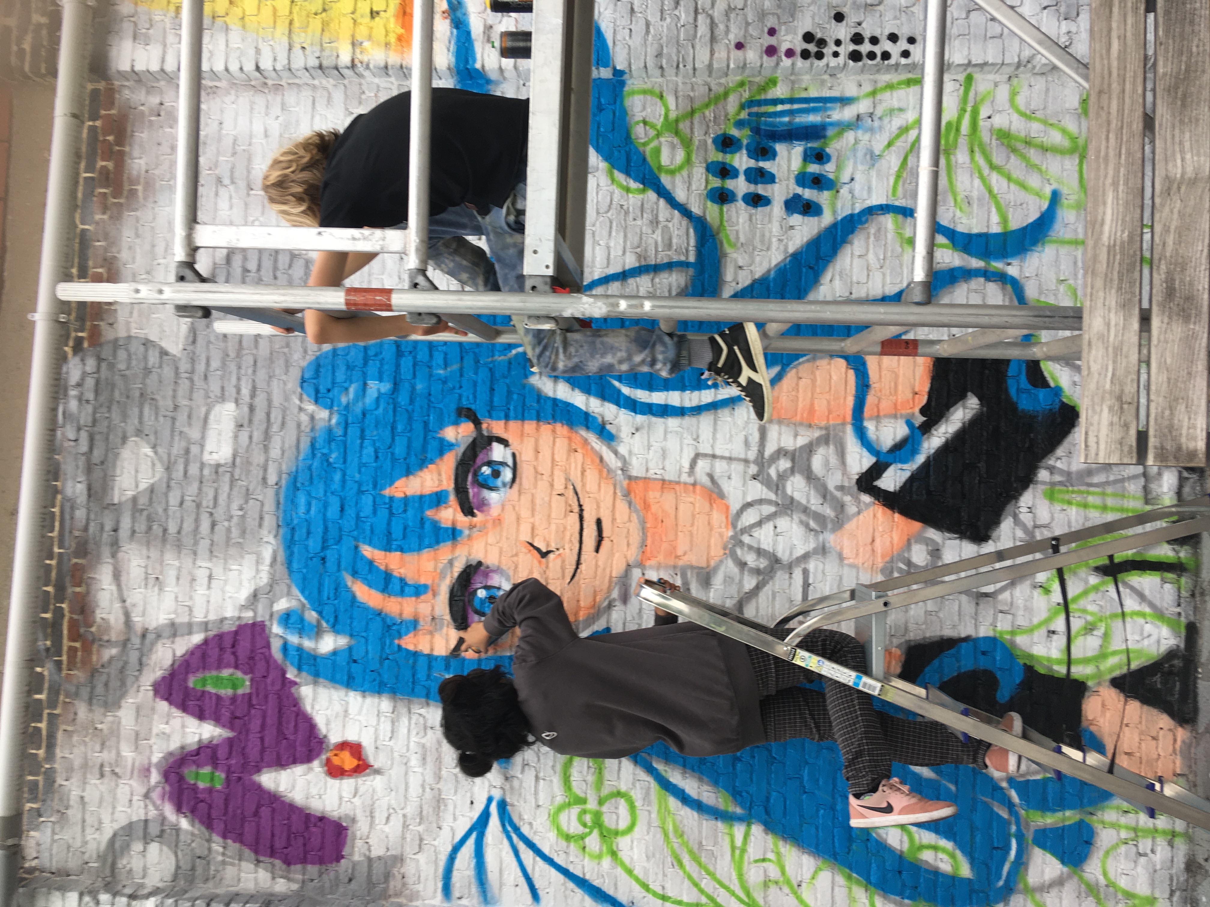 Graffiti workshops in Genk