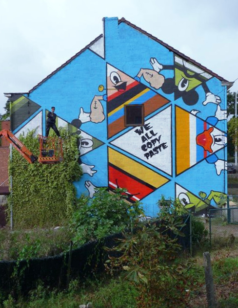 Graffiti kunst muurschildering op maat – deejoohcee graffiti kunstenaar België
