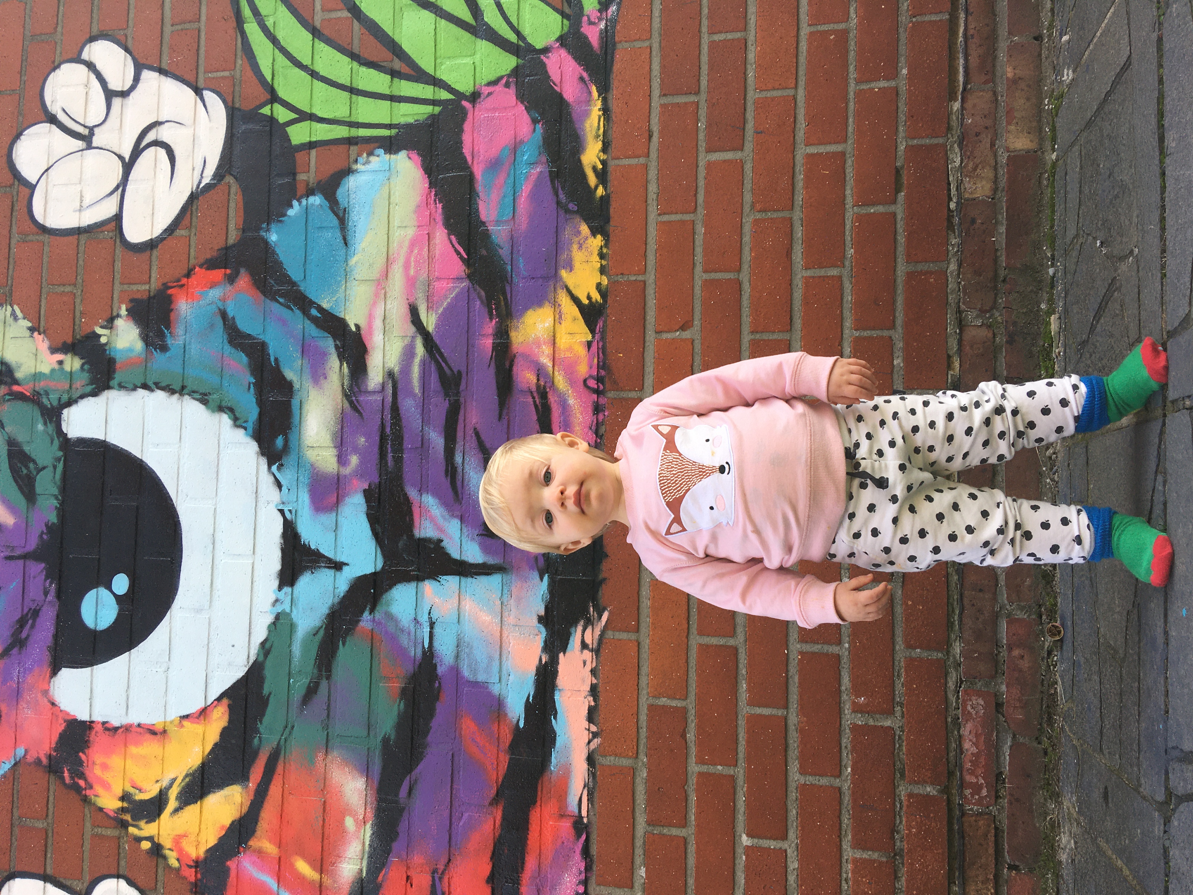 Street art gevel Izegem