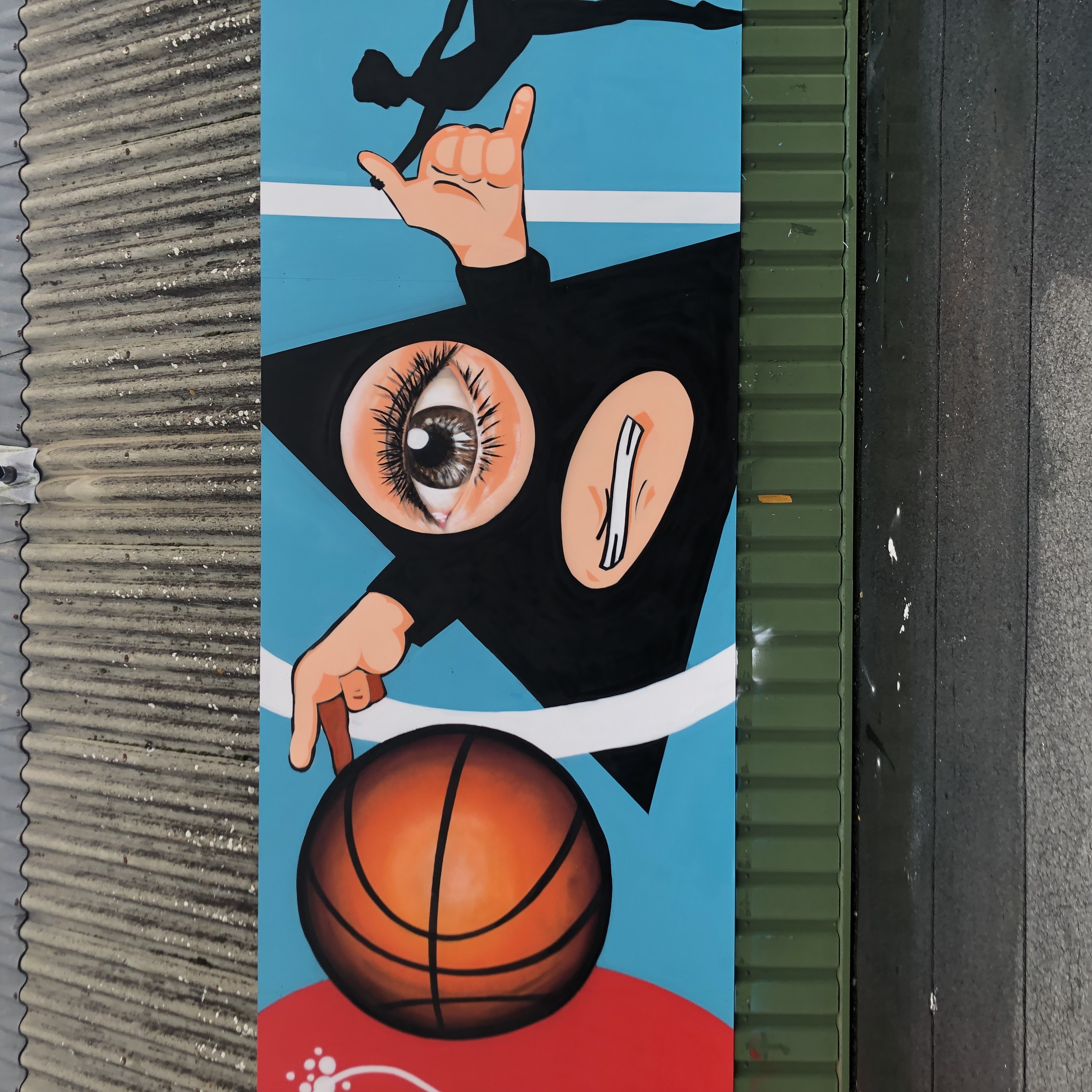 Street art mural in gemeente As