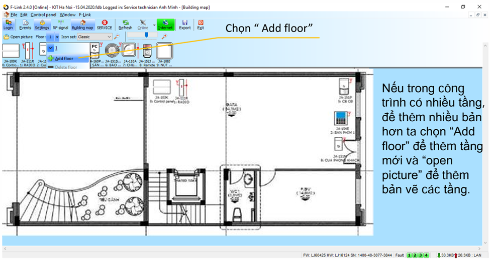 Cài đặt Building Map