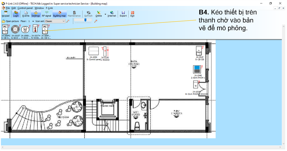 Cài đặt Building Map