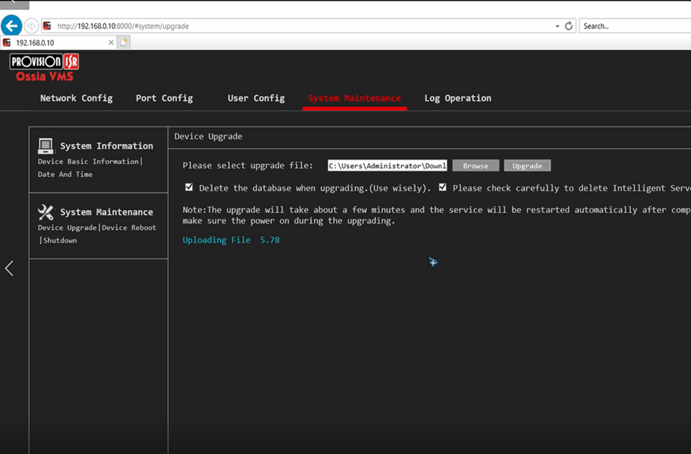 update firmware cho server