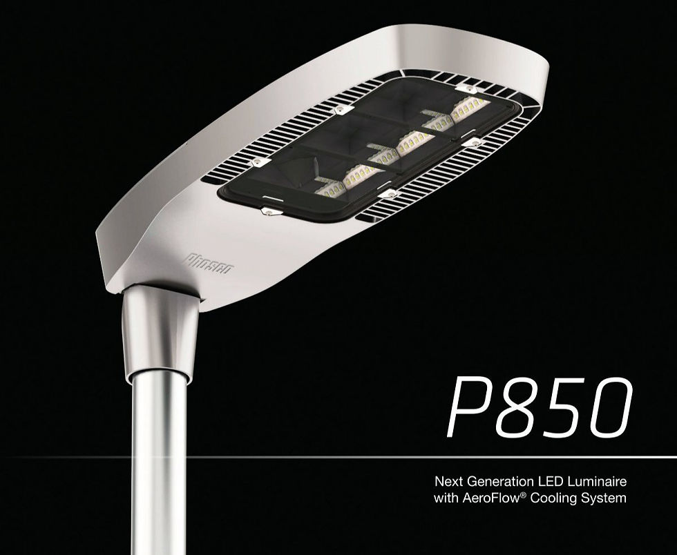 Dòng đèn cột cao của CU Phosco với cấp bảo vệ IP66, thân nhôm chống ăn mòn