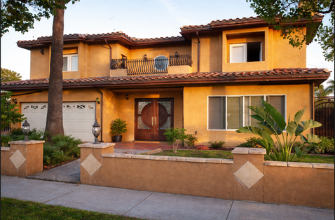 Large two-story villa under safe nonprofit homes program.