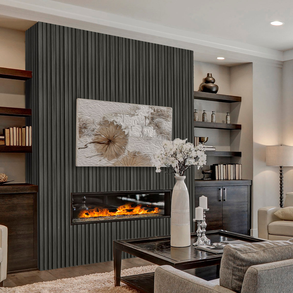 Caja de Lambrin Interior Dark Grey