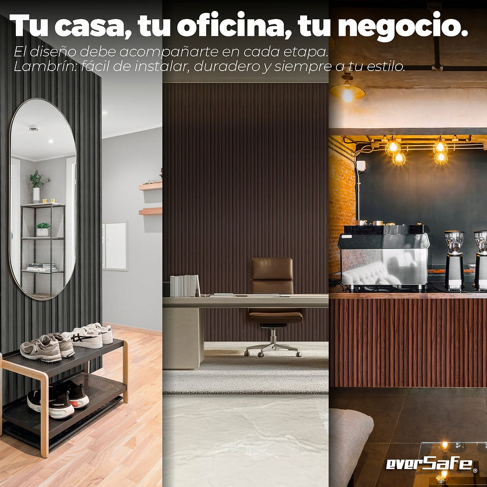 Lambrin para interiores en casa, oficina y negocio