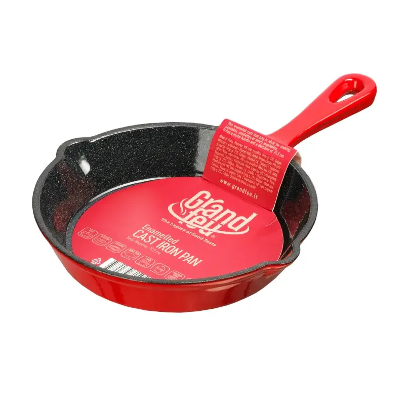 Thumbnail: Grand Feu enameled cast iron pan 15.5 cm