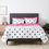 Thumbnail: 7-Piece Bed-in-a-Bag - Full/Queen, White and Black Polka Dots