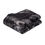 Thumbnail: Fuzzy Faux Fur Throw Blanket, 50"x60" - Black Tie Dye
