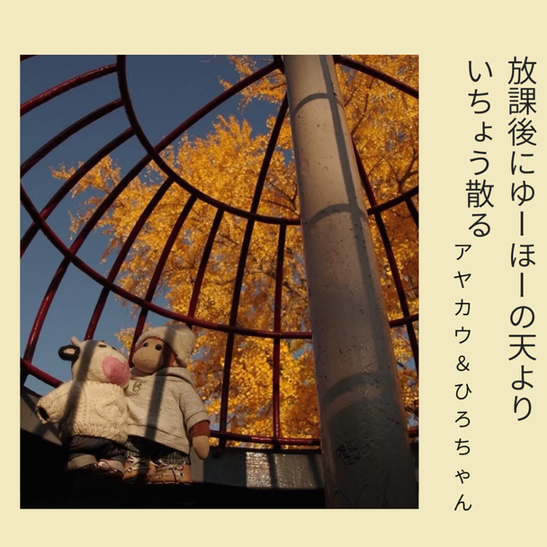 放課後にゆーほーの天よりいちょう散る